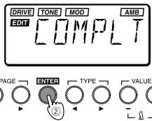 KORG AX1G - Édition d'autres paramètres - 5