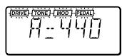 KORG AX1G - - Tuning your guitar - 2