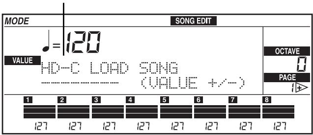 KORG I40M-HD - In modo Song Edit - 1