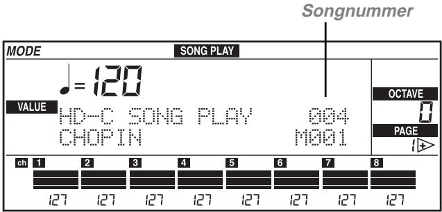 KORG IS35-HD - Selection der Songs mittels Eingabe der zugeteilenfortlaufenden Nummer - 1