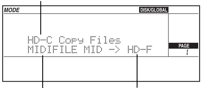 KORG IS35-HD - Copying a file - 3