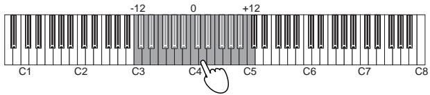 KORG K49 - Transpose - 1