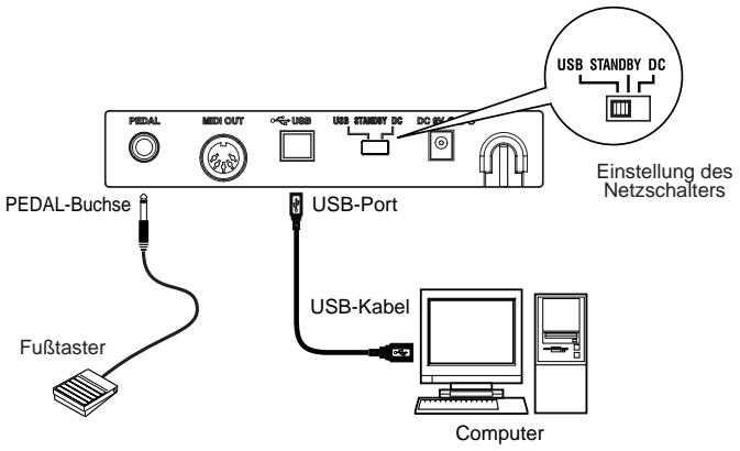 KORG K49 - Verbindung per USB - 2