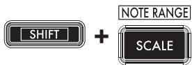 KORG KAOSSILATOR PRO - Specifying the note range - 1