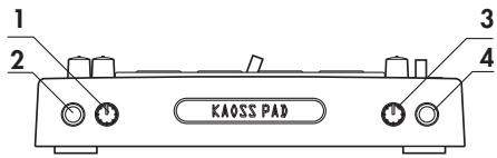 KORG KP2 - Vorderes Bedienfeld - 1