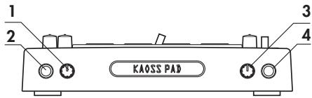 KORG KP2 - Face arrière - 2