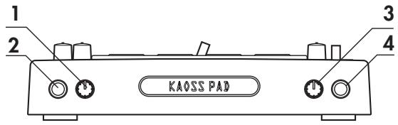 KORG KP2 - Front panel - 1