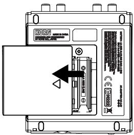 KORG MINI KP - Remplacement des piles - 1