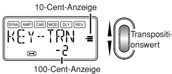 KORG PX5D - KEY-TRN: Tonartentransposition (Key transpose) - 1