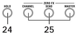 KORG ZERO 8 - Touche HOLD - 1