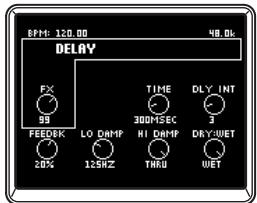 KORG ZERO 8 - 5: Knob control effect - 1