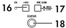 KORG ZERO4 - +48V PHANTOM-Schalter - 1