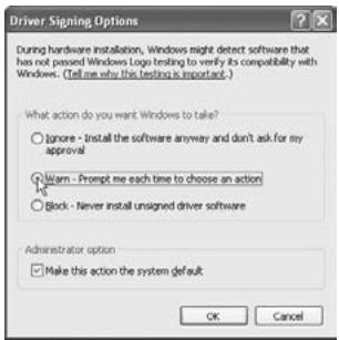 KORG ZERO4 - Allowing installation of unsigned drivers - 2
