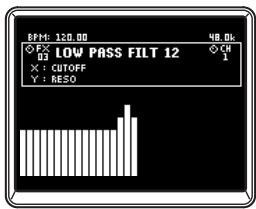 KORG ZERO8 - 2: Touch-Effect 2 (Filtertyp) - 1