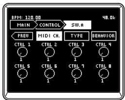 KORG ZERO8 - SW A-D - 2