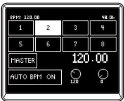 KORG ZERO8 - Automatische Einstellung der Taktzahl (BPM) - 1