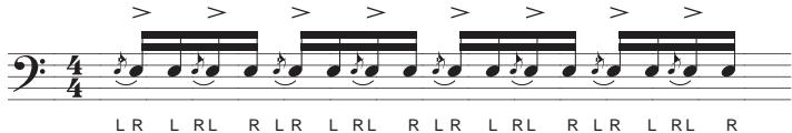 KORG BEATLAB - FLAM PARADIDLE - 4