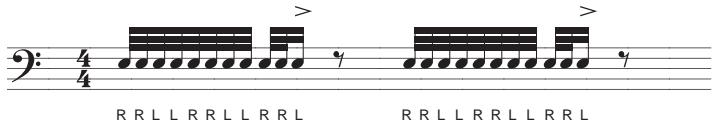 KORG BEATLAB - TRIPLE STROKE ROLL - 3
