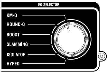 KORG KM202 - Using the equalizer to adjust the sound - 1