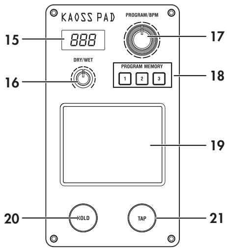 KORG KM402 - 18.PROGRAM MEMORY buttons - 1