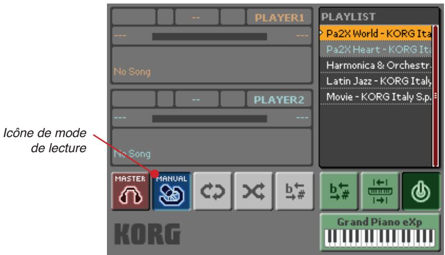 KORG MP10PRO - Page principale et mode de lecture - 1