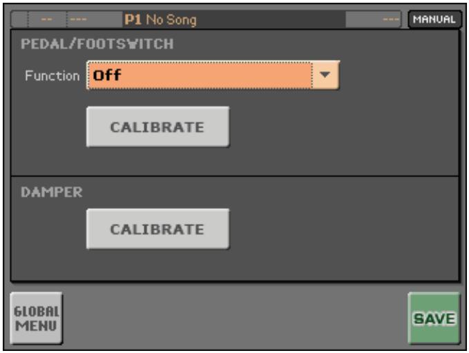 KORG MP10PRO - Assigner une fonction à la pédale/au commutateur au pied - 1