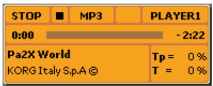 KORG MP10PRO - Lecture 'autoload': chargement automatique de morceaux - 1