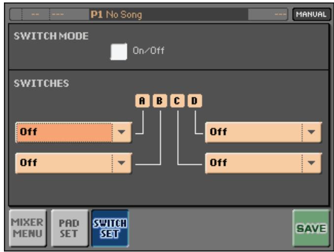 KORG MP10PRO - Assigner des fonctions aux commutateurs - 1