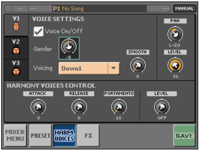 KORG MP10PRO - Afficher la page d'édition - 1