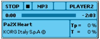 KORG MP10PRO - Lecture 'NoStop': lecture consécutive d'une liste de morceaux - 2