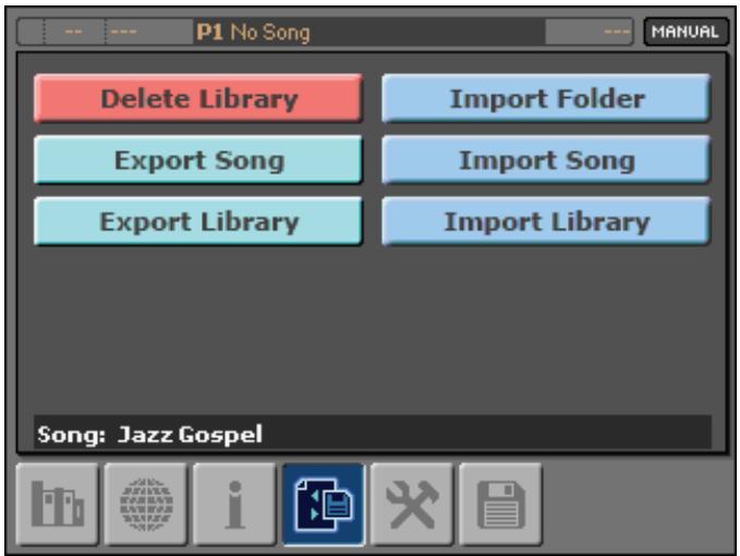 KORG MP10PRO - Importer des morceaux individuels - 1