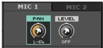 KORG MP10PRO - Régler le volume de chaque micro - 1