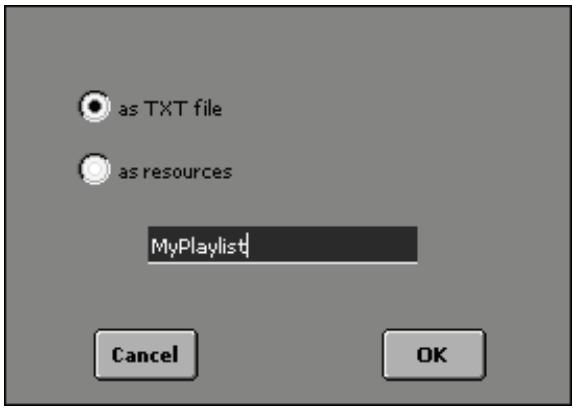 KORG MP10PRO - Exporter une liste de morceaux comme fichier texte - 2