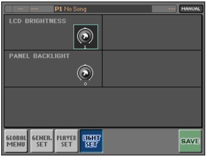 KORG MP10PRO - Régler le contraste de l'écran - 1