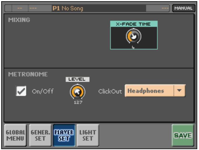 KORG MP10PRO - Régler la durée du chasse-croisé - 1
