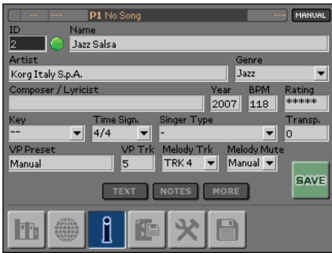 KORG MP10PRO - Transmettre les accords et notes d'harmonisation à partir d'un morceau - 1