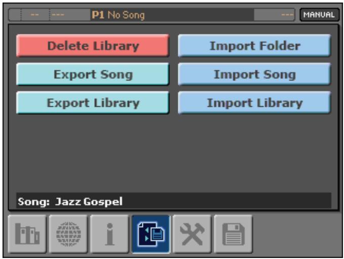 KORG MP10PRO - Importer un dossier d'un dispositif de stockage USB - 1