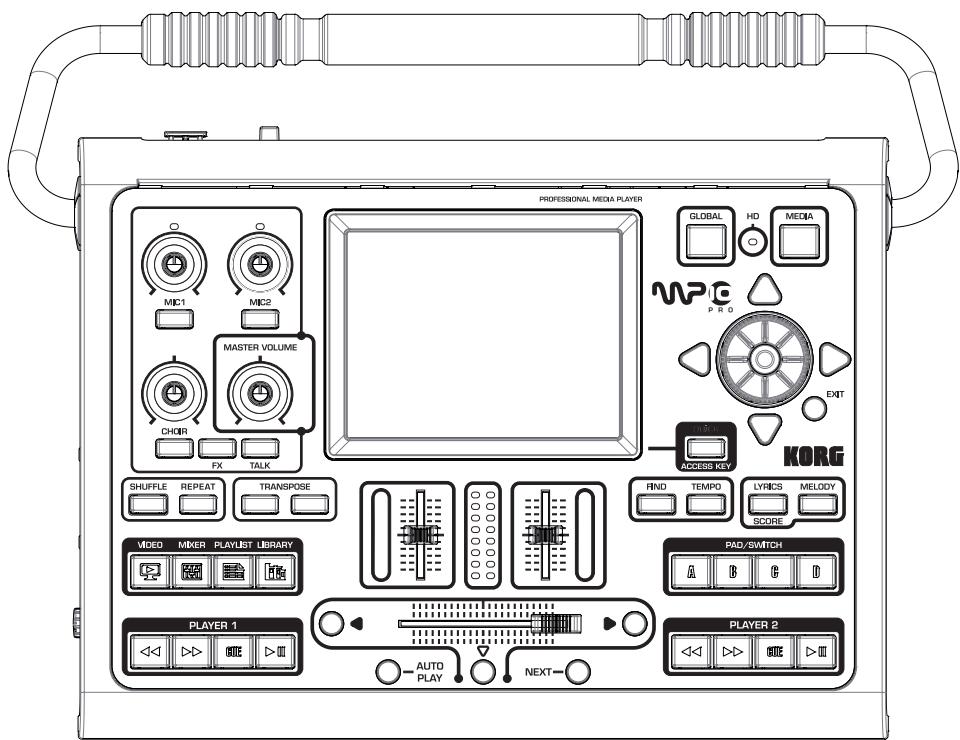 KORG MP10PRO - Façade - 1