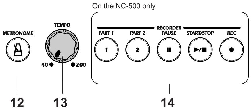KORG NC300 - CHORUS button - 2