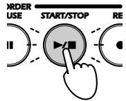 KORG NC300 - Press START/STOP to start playback. - 1
