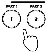 KORG NC300 - ■ Practicing the Left Hand Part or the Right Hand Part - 1