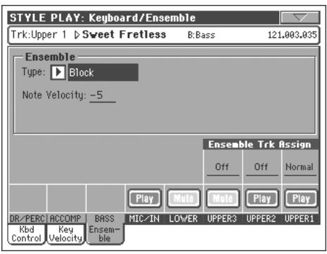 KORG PA2XPRO - Ajouter des accords à la mélodie jouée à la main droite avec la fonction ensemble - 7