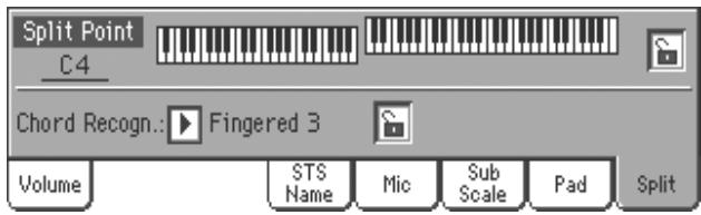 KORG PA2XPRO - Afficheur split - 1