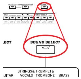 KORG PA2XPRO - Appuyez à l'écran sur l'affichage de la piste upper 1 pour ouvrir la fenêtre de sélection du son (sound select). - 3