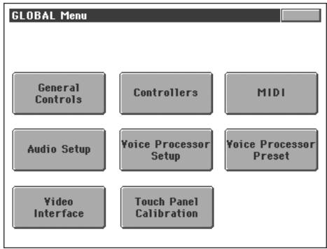 KORG PA2XPRO - Afficher les pages d'édition de voice processor - 1