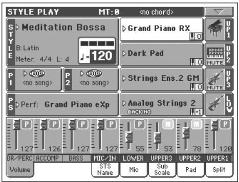 KORG PA2XPRO - Ajouter des accords à la mélodie jouée à la main droite avec la fonction ensemble - 10