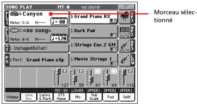 KORG PA2XPRO - Lorsque le morceau est sélectionné, appuyez sur le bouton select pour confirmer la sélection et fermer la fenêtre song select. - 2