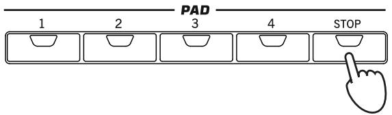 KORG PA2XPRO - Appuyez sur l'un des quatre PADS. - 2