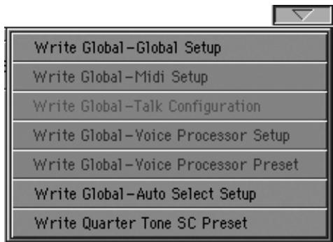 KORG PA2XPRO - Menu de la page - 1