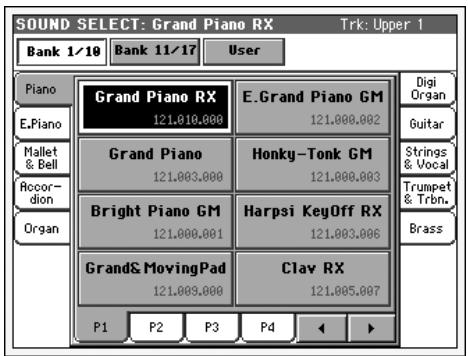 KORG PA2XPRO - Registres de jeu numériques - 2